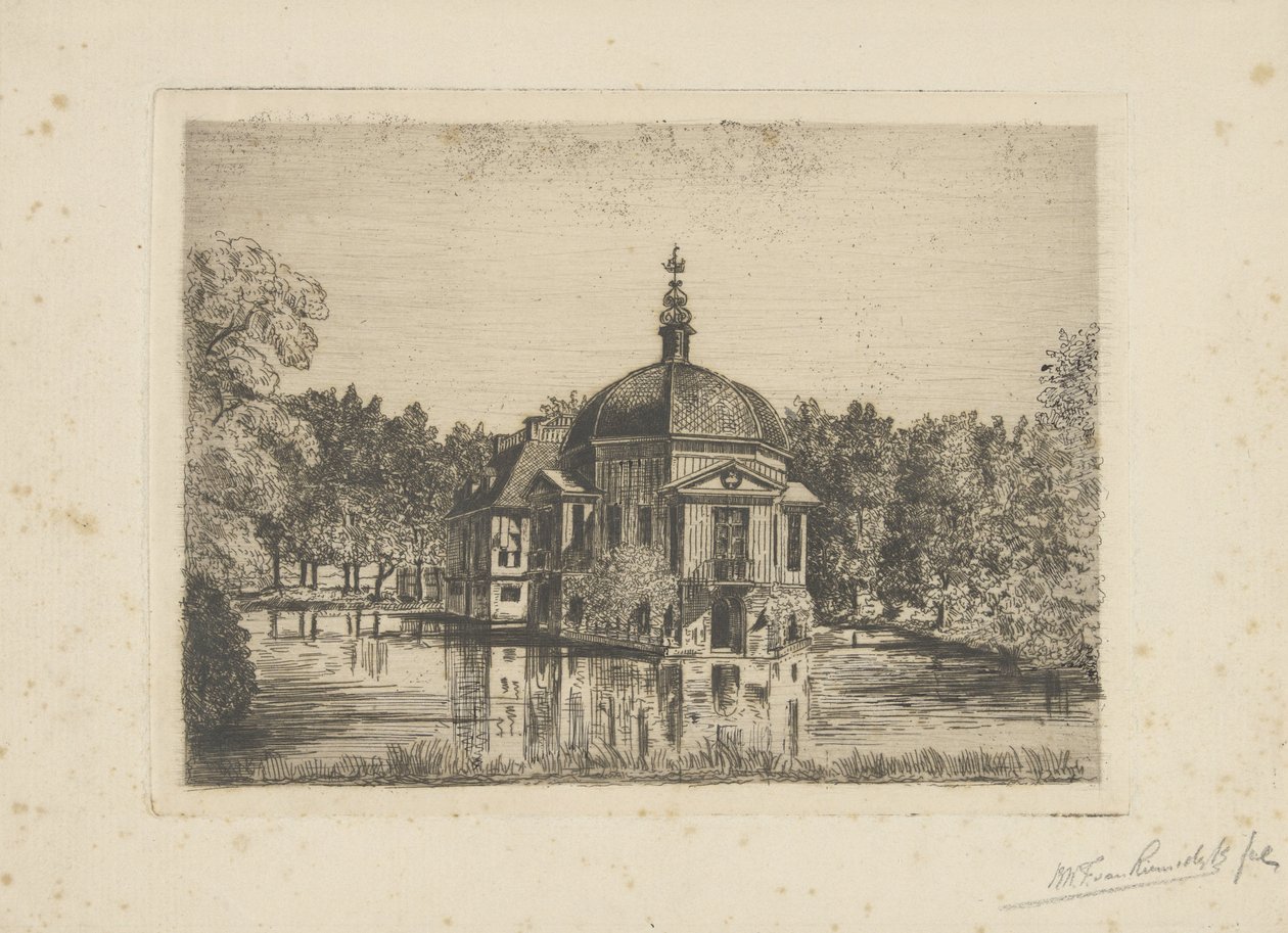 Veduta di Trompenburgh da jonkheer Barthold Willem Floris van Riemsdijk