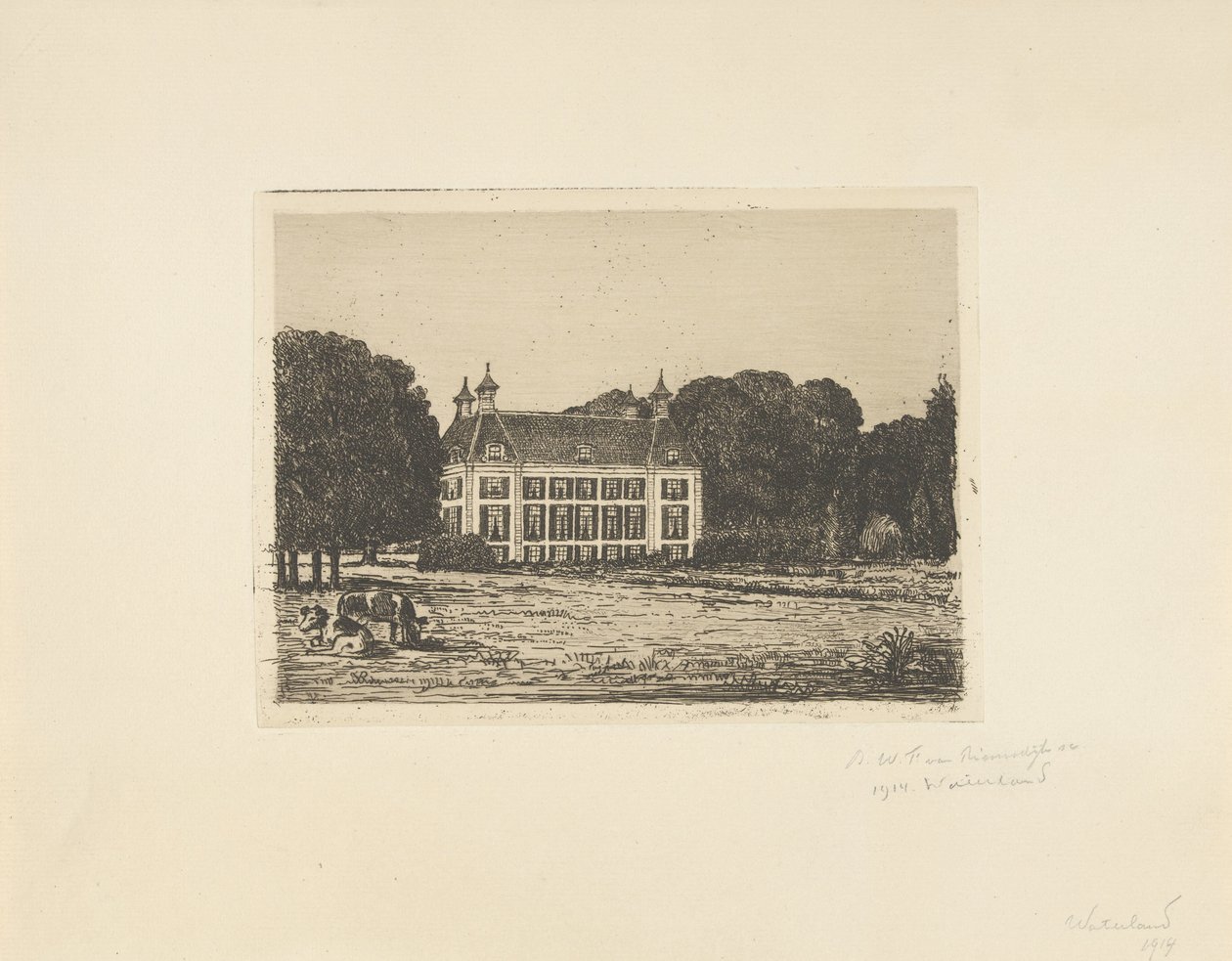 Tenuta Waterland da jonkheer Barthold Willem Floris van Riemsdijk