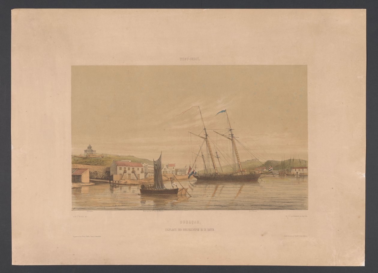 Porto di Willemstad da jonkheer Jacob Eduard van Heemskerck
