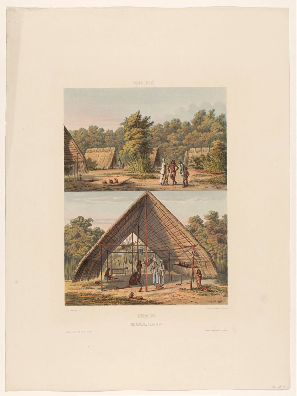 Campo degli Arowakken, Suriname da jonkheer Jacob Eduard van Heemskerck