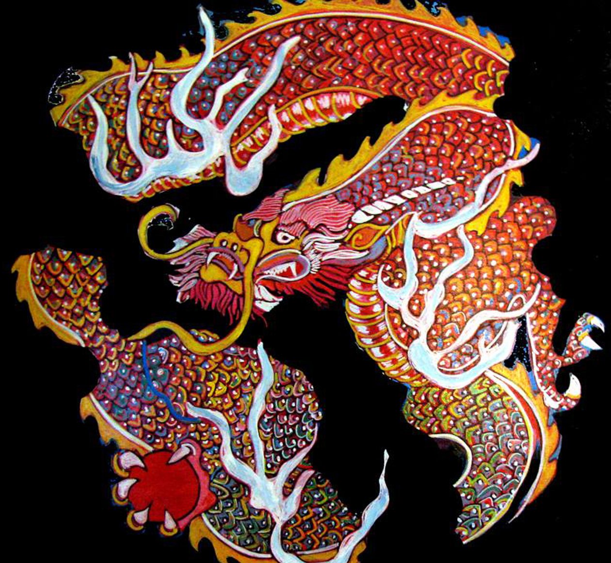 Drago, 2013 (tecnica mista) da linda arthurs