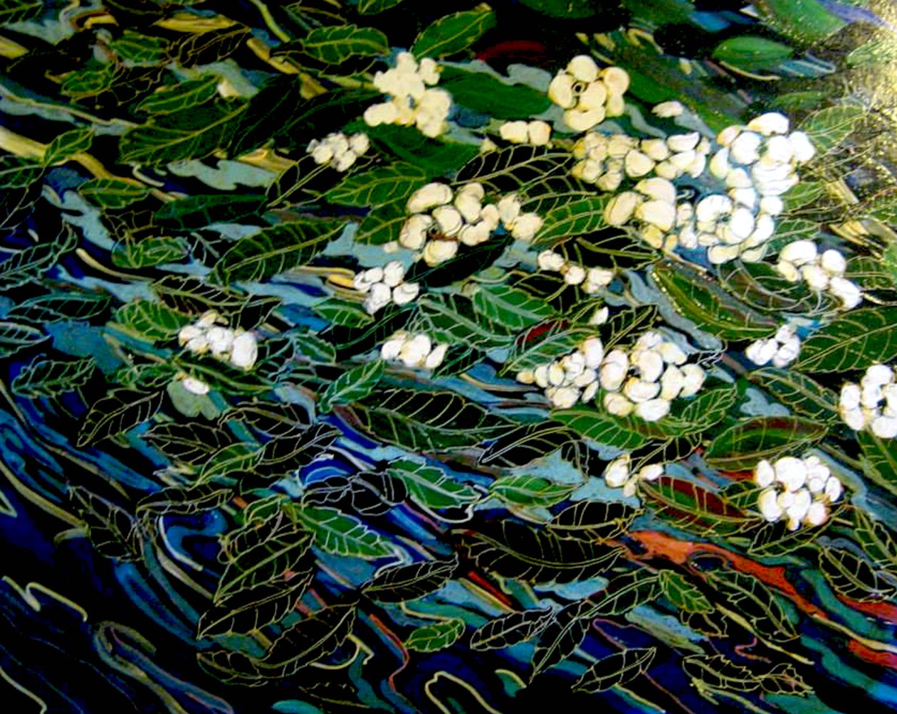 Fiori nel torrente, 2012 (tecnica mista) da linda arthurs