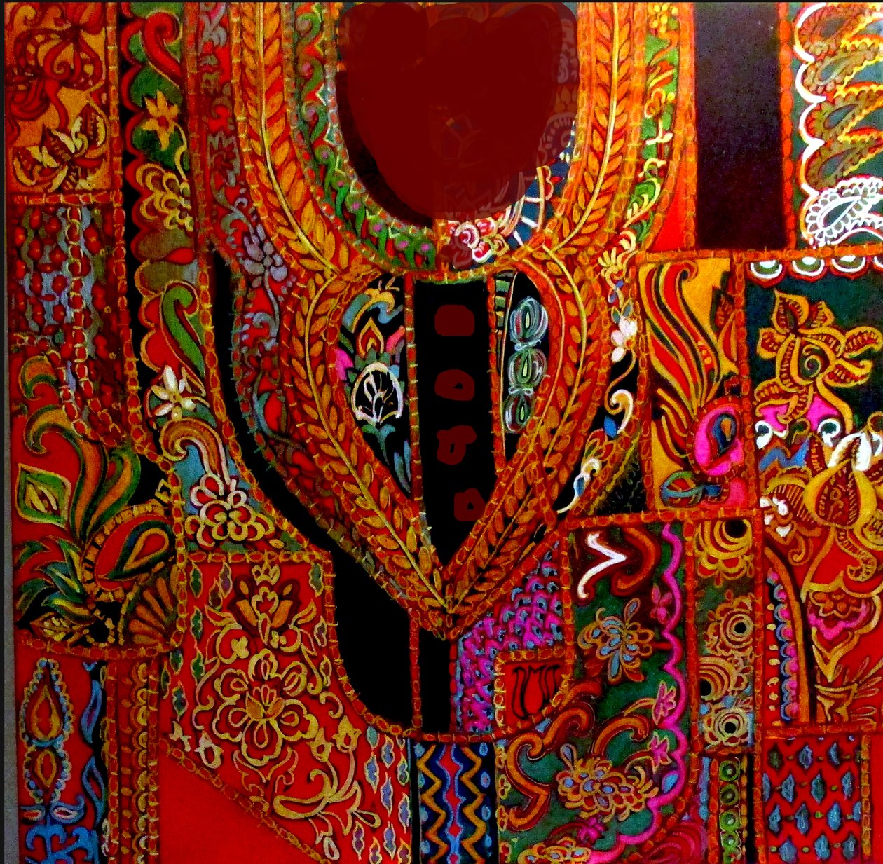 INDIA KURTA, 2017 (tecnica mista) da linda arthurs