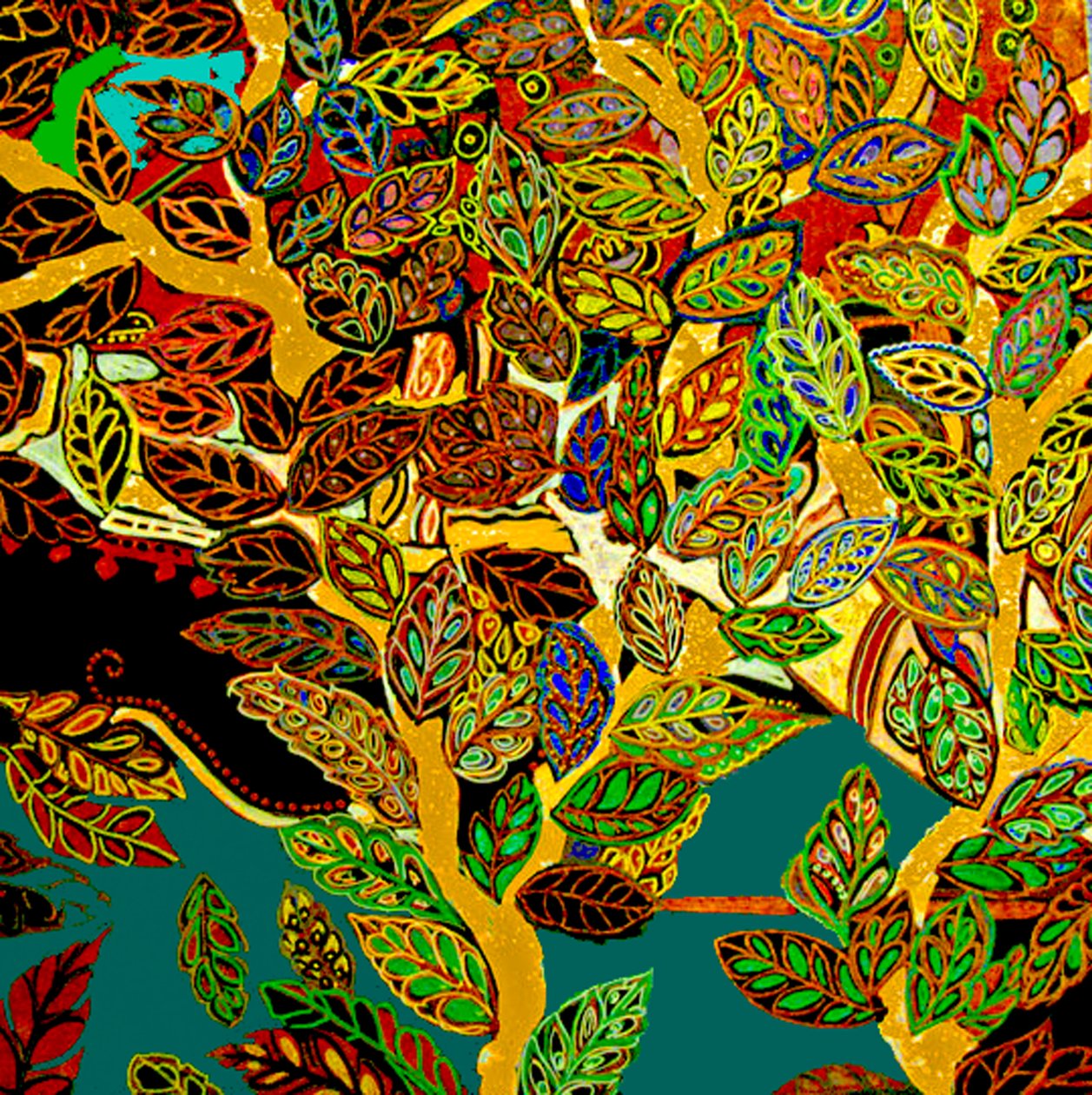 Toronto Tree, 2017 (tecnica mista) da linda arthurs