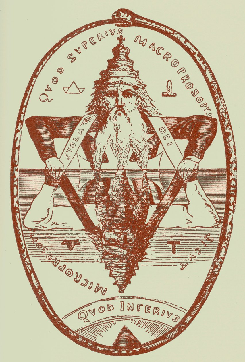 Il Grande Simbolo di Salomone da Éliphas after Lévi