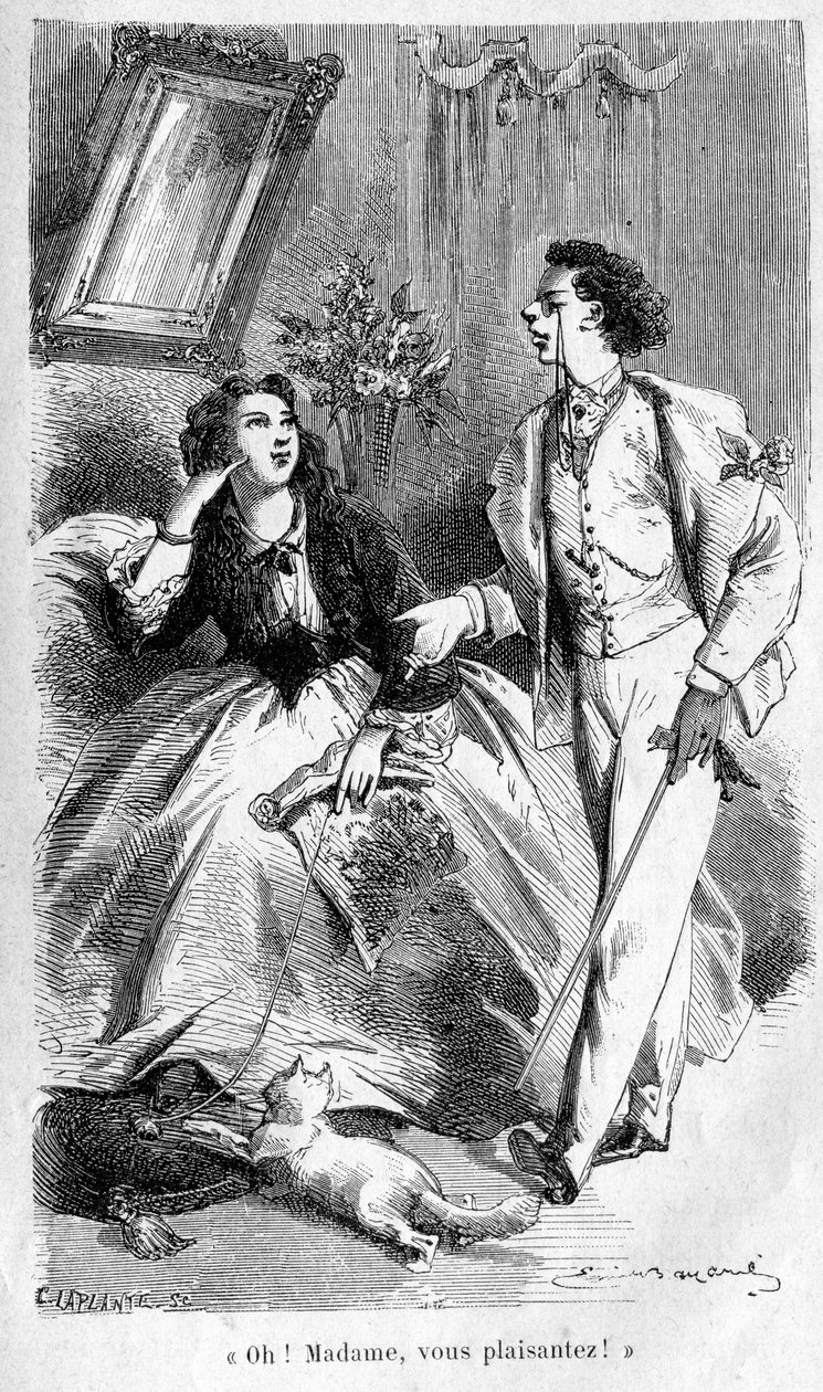 Una delle 28 illustrazioni a tutta pagina di Émile Bayard in da Émile Bayard