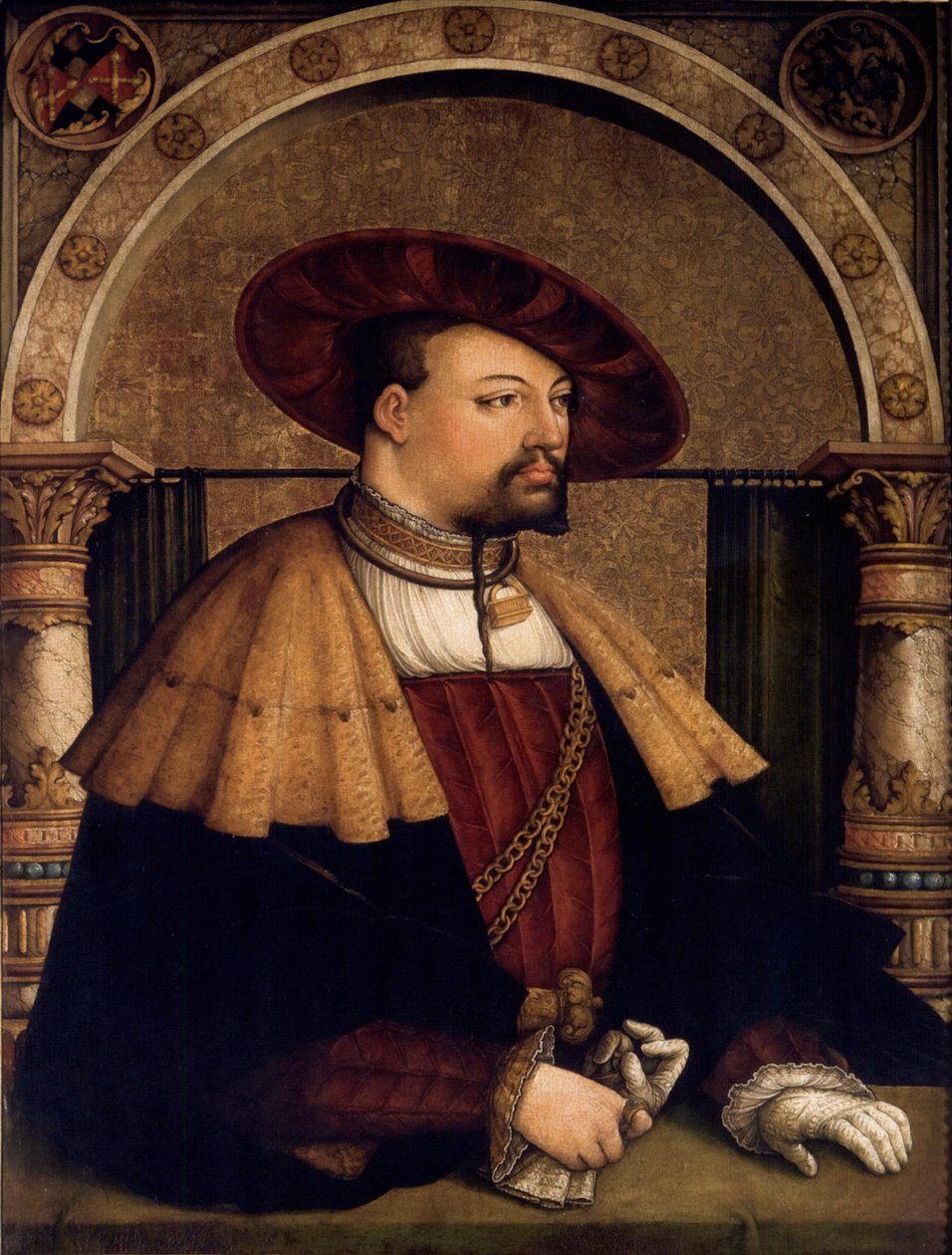 Ritratto di Eitelfriedrich III di Zollern, 1561 da Josef Weis