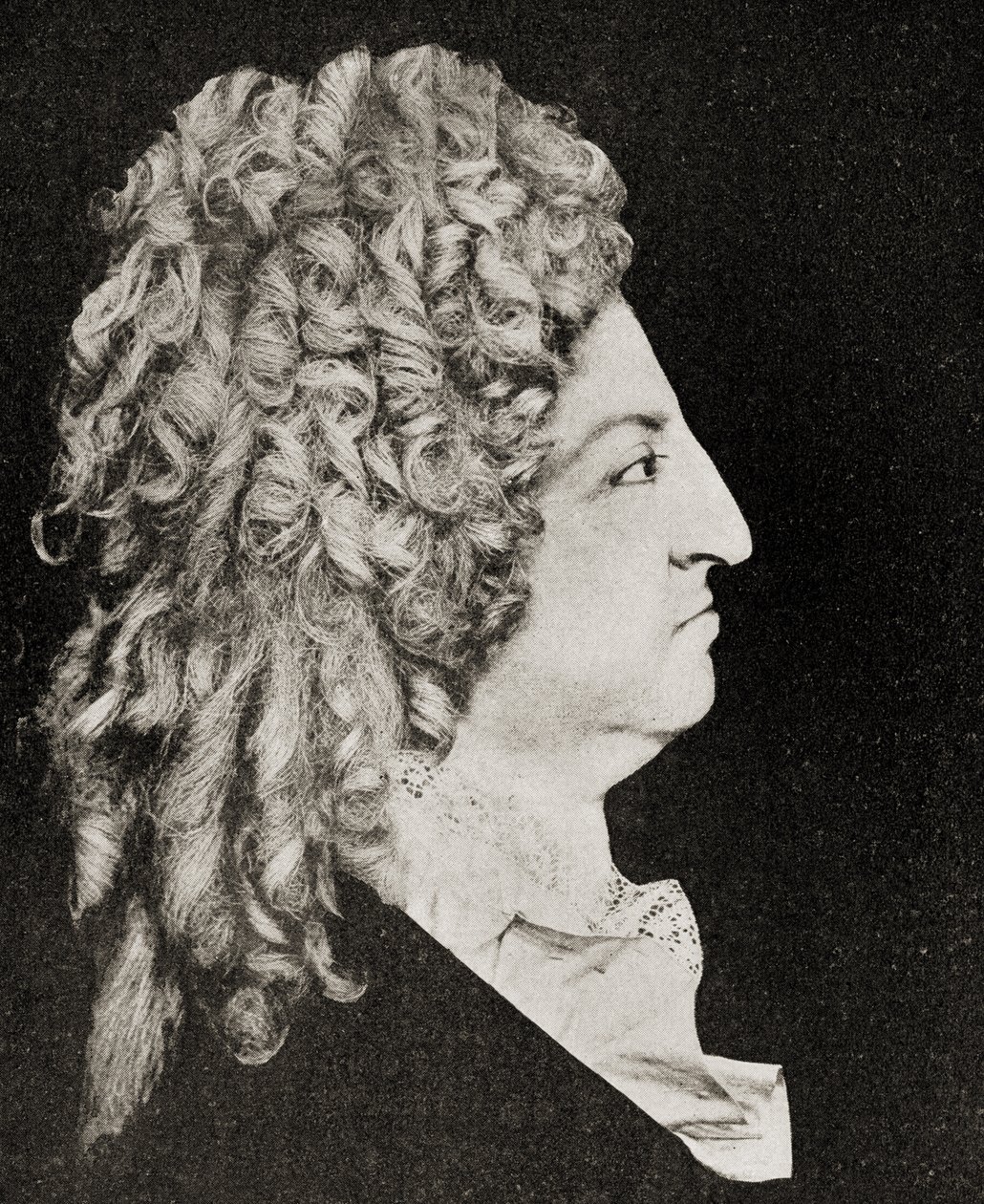 Luigi XIV (1638-1715) Re di Francia nel 1706 da Antoine Benoist or Benoit du Cercle