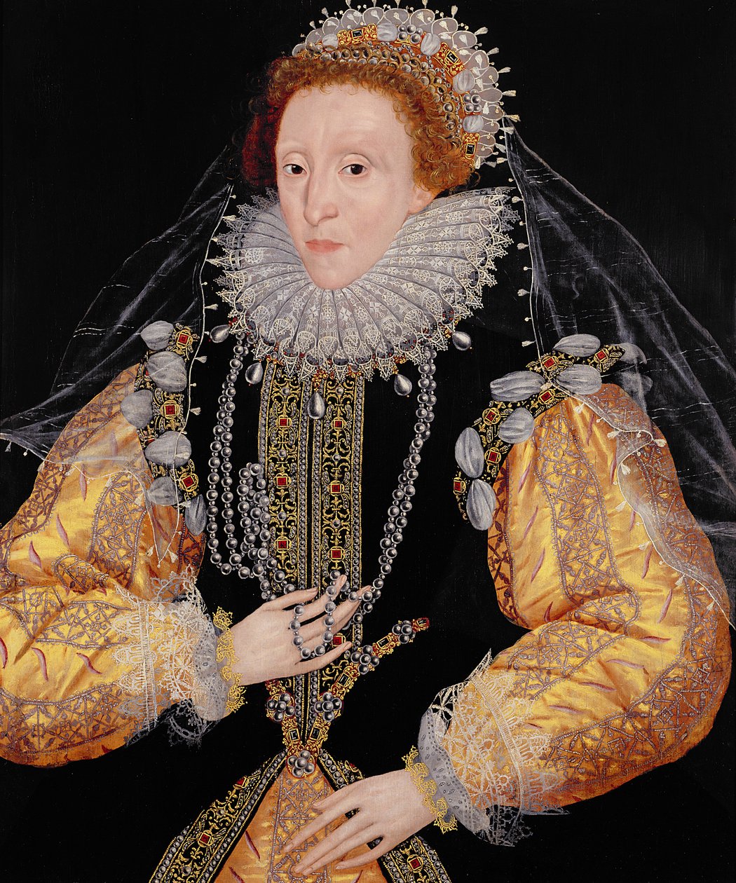Ritratto della regina Elisabetta I (c.1586) da Federico Zuccari or Zuccaro