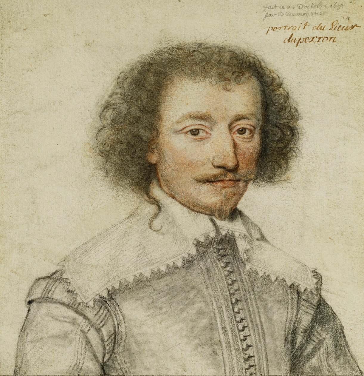 Ritratto di Pierre Le Hayer Duperron, 1634 da or Dumoustier Dumonstier