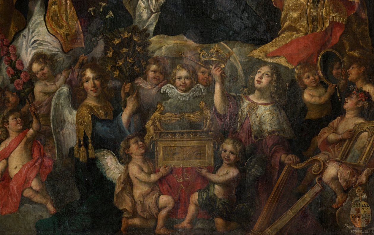 Chiesa parrocchiale (Sint-Walburgakerk). Dipinto. Nicolas De Liemaeckere da or Liemaecker Nicolaas de Liemakere