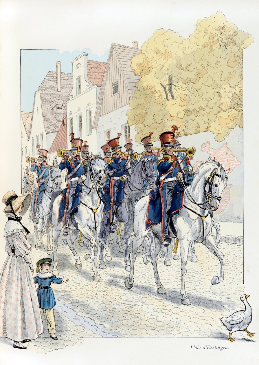Illustrazione dal libro "A la gloire des betes" testo di A Fabre, disegni di Jacques Marie Gaston Onfray de Breville detto JOB (1858-1931), editore Maison Alfred Mame et fils: L
