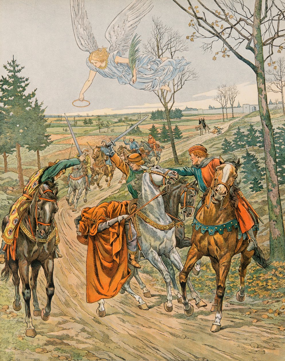 Jacques Marie Gaston Onfray de Breville detto JOB (1858-1931) - Storia del Belgio: Sant