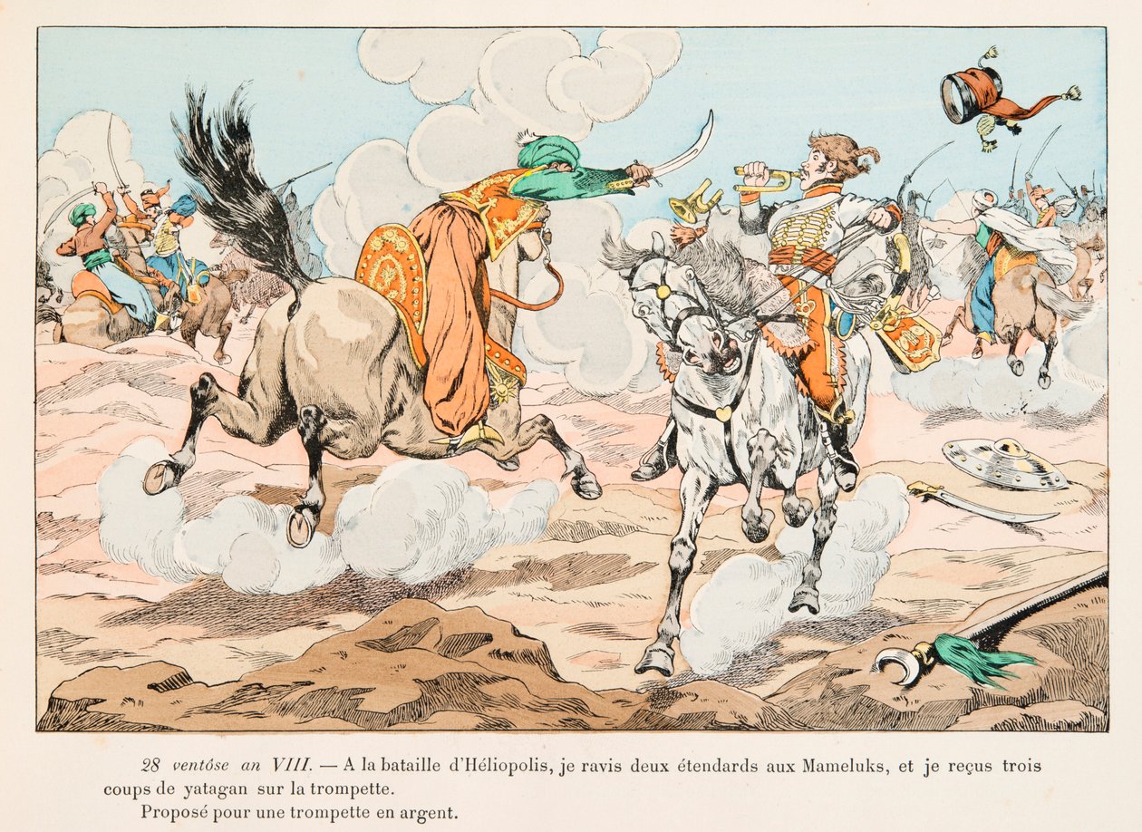 Jacques Marie Gaston Onfroy de Breville dit JOB (1858-1931) - Ussaro durante la Campagna d