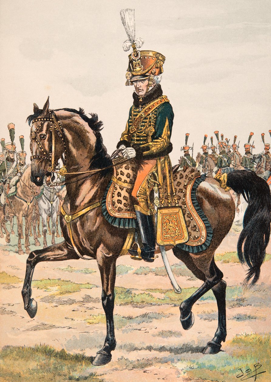 Jacques Marie Gaston Onfroy de Breville detto JOB - Uniforme delle truppe francesi in tutte le epoche: Generale al comando di uno dei reggimenti delle Guardie d