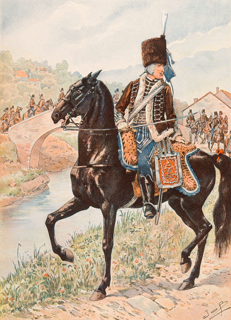 Uniforme delle truppe francesi di tutti i tempi: Colonnello degli Ussari di Chamborant da pseudonym for Onfray de Breville Jacques Job