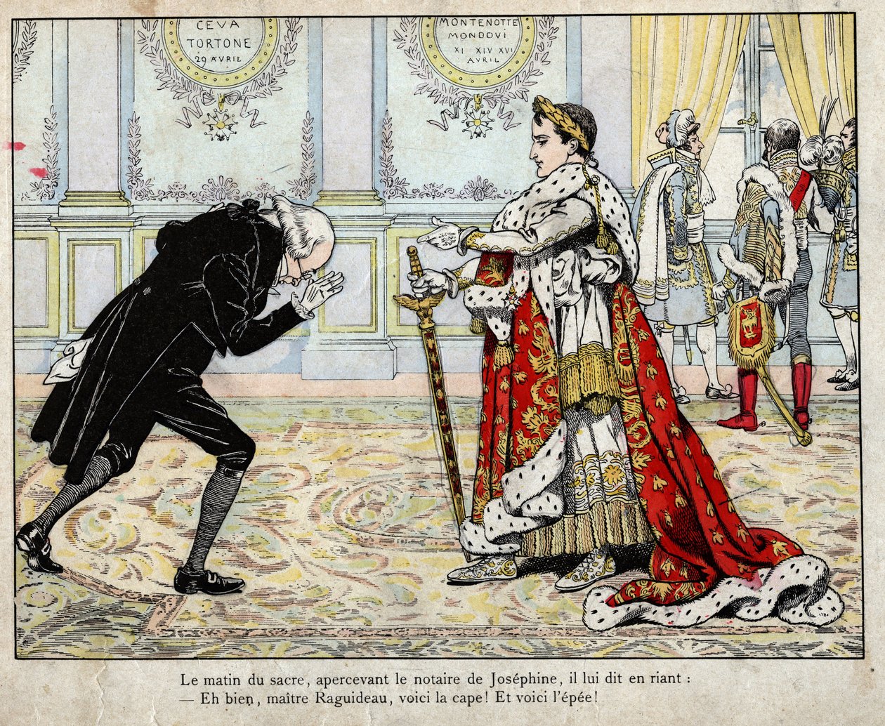 Napoleone e il notaio Raguideau, mattina dell