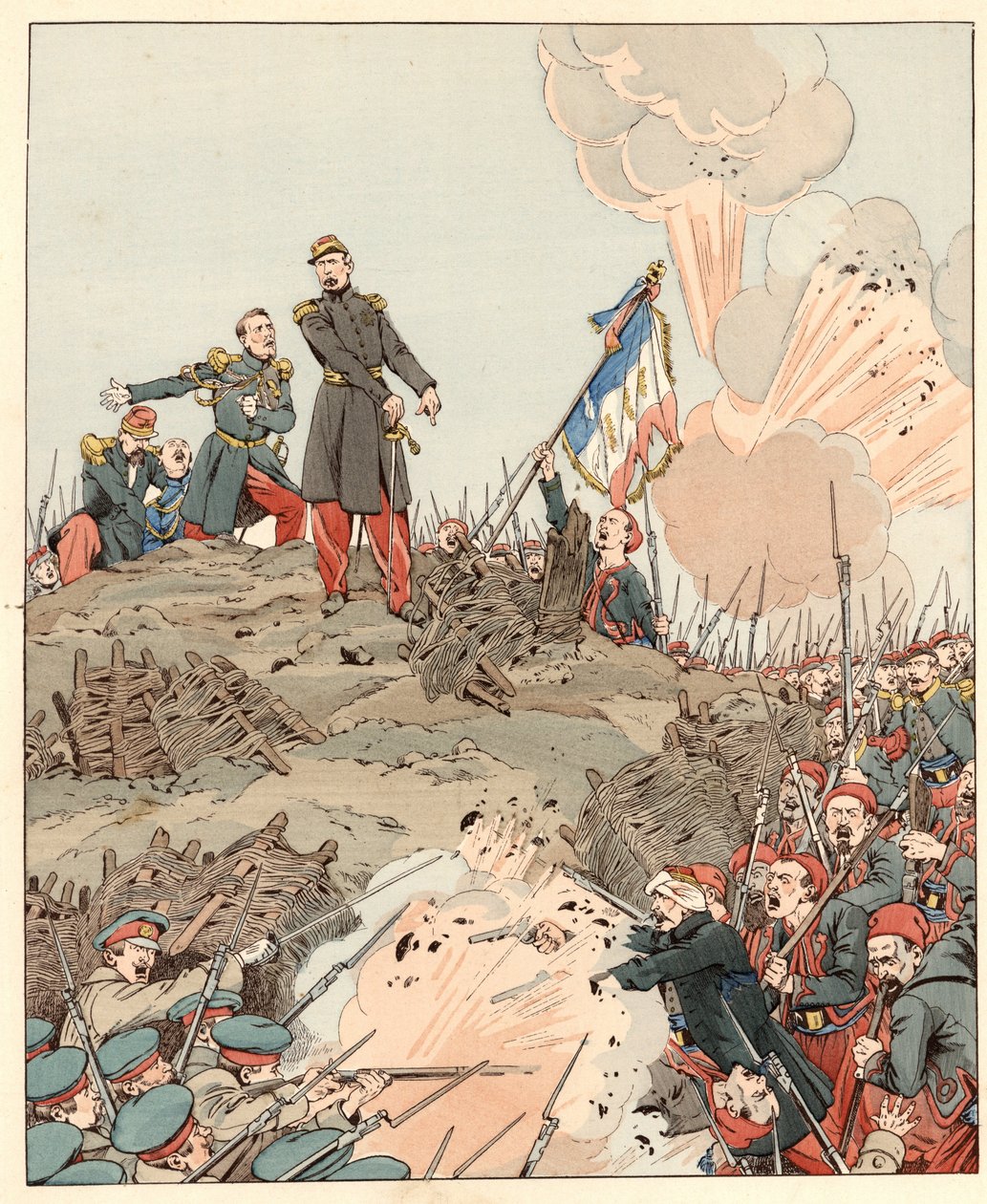 Assedio di Sebastopoli durante la Guerra di Crimea, il generale Patrice de Mac-Mahon (1808-1893) rispose "J