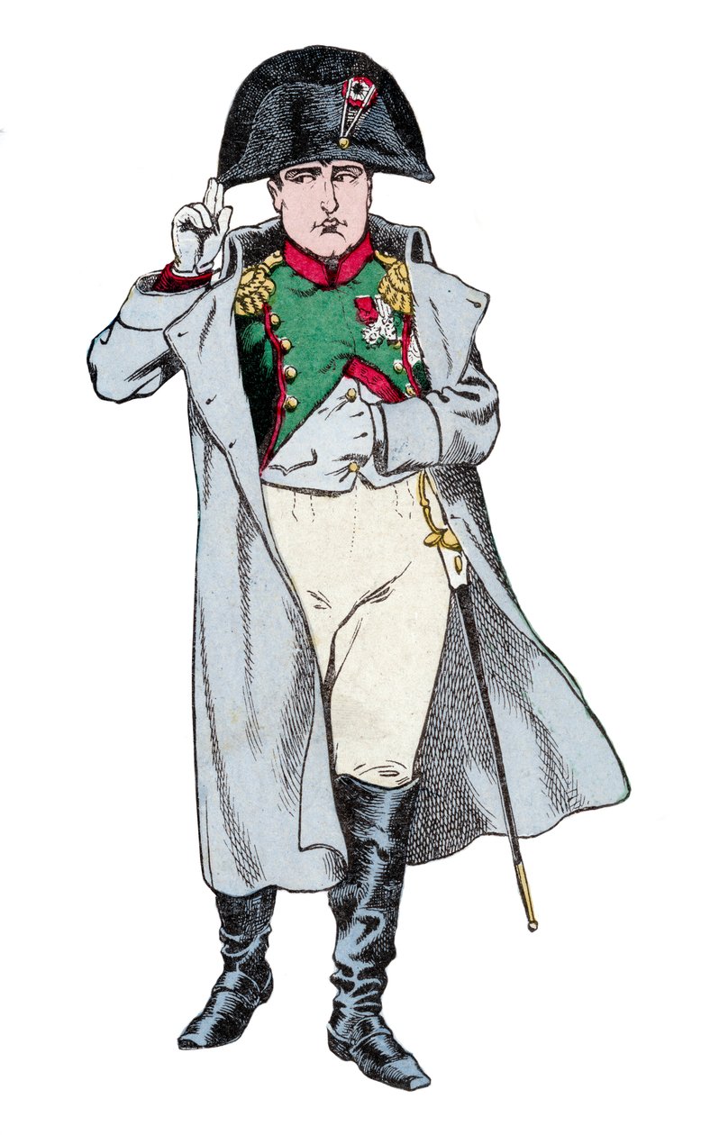 Ritratto di Napoleone Bonaparte - litografia di Job (Jacques Onfroy de Breville) da 