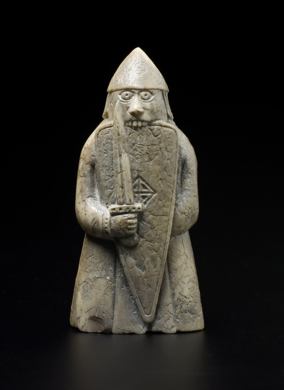 Pezzo degli scacchi di Lewis - Berserker da school Scandinavian