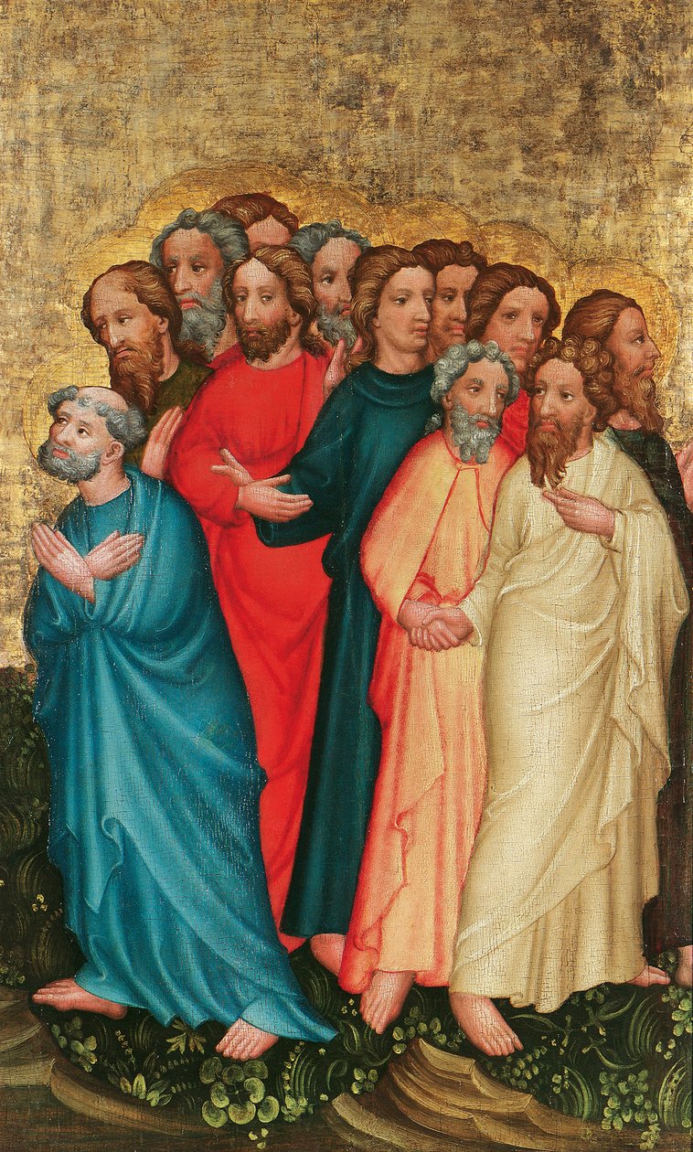 Addio degli apostoli da Österreichischer oder böhmischer Maler