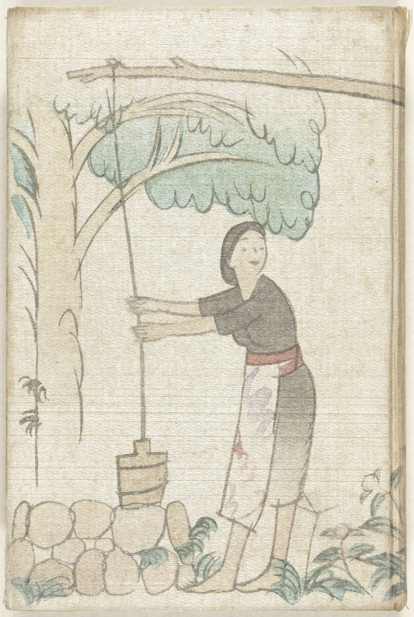 Gli abitanti e la vegetazione di Musashino da Ôta Saburô