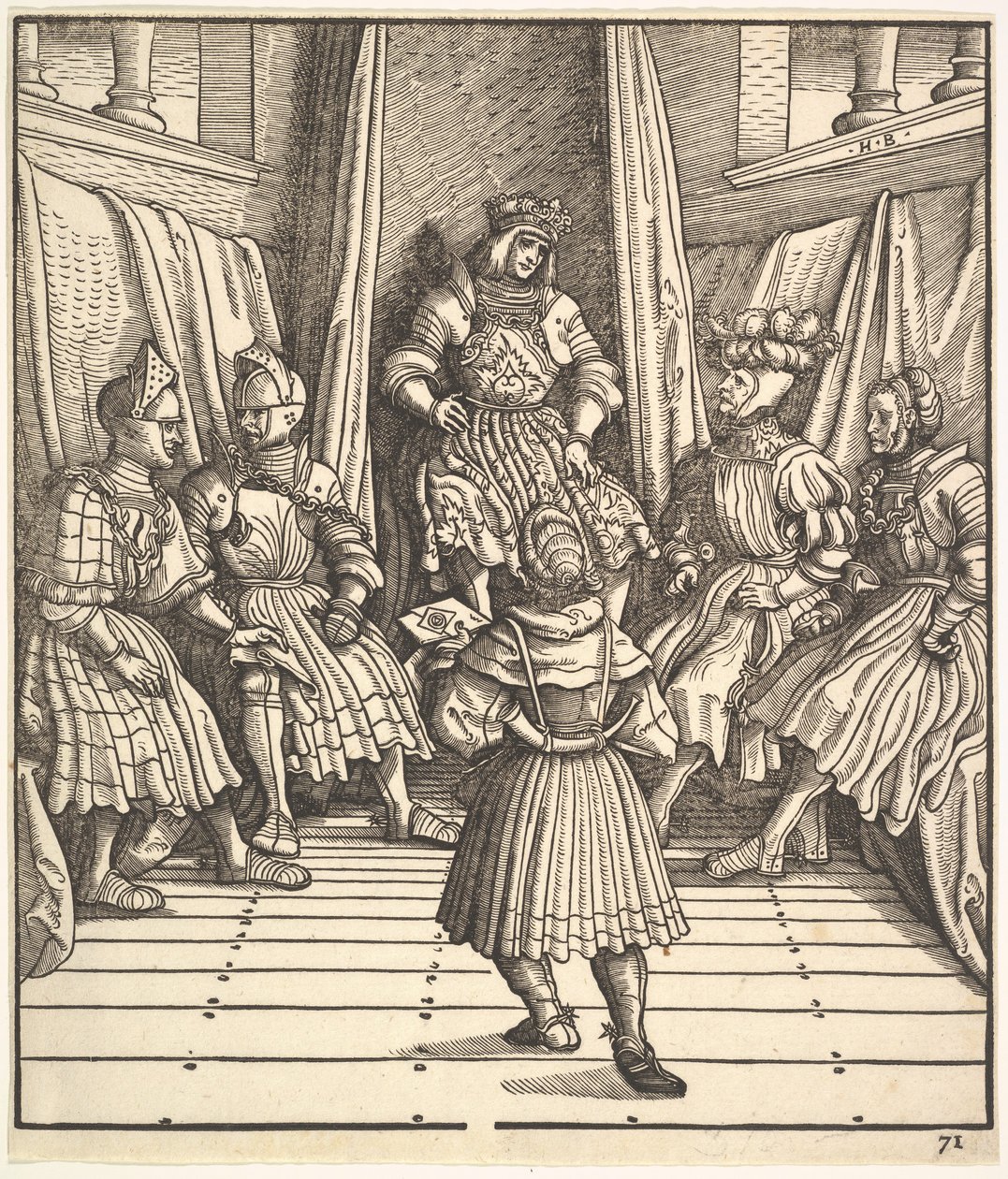 Illustrazione da Il Re Bianco Der Weiß König da the Elder Hans Burgkmair