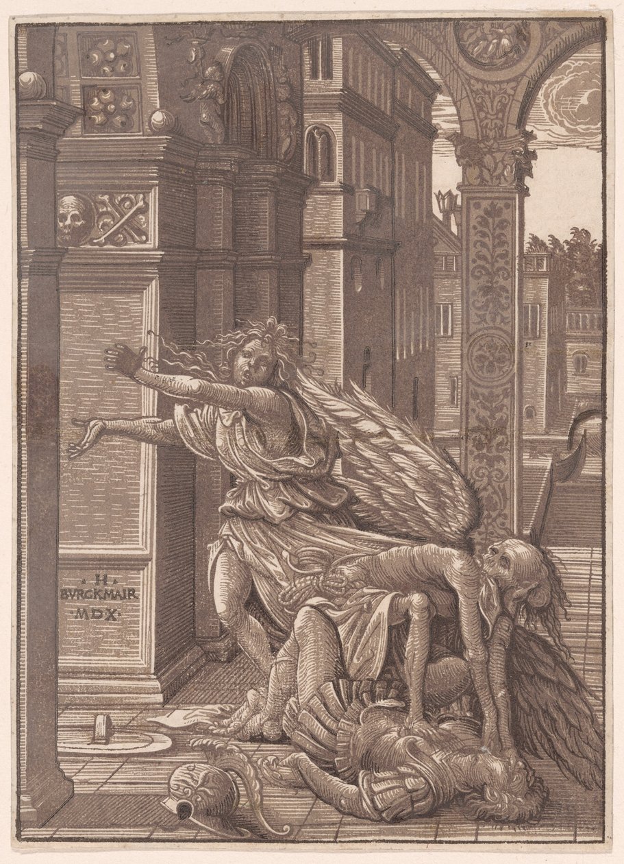 Amanti sorpresi dalla morte da the Elder Hans Burgkmair