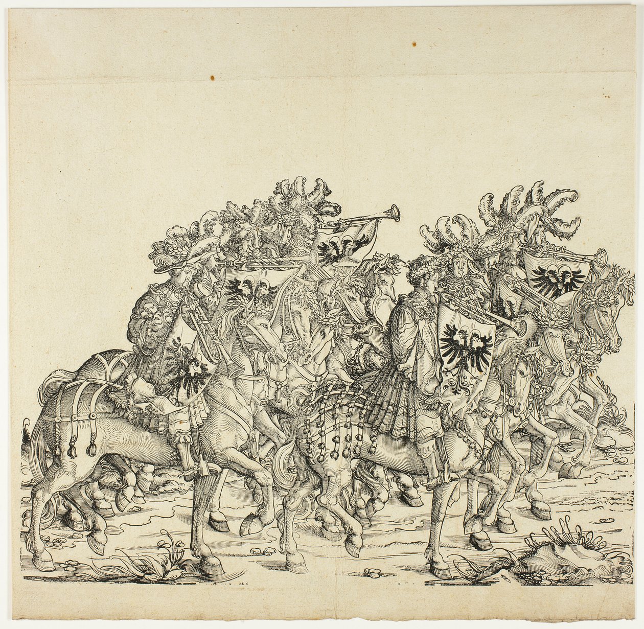 Trionfo di Massimiliano da the Elder Hans Burgkmair