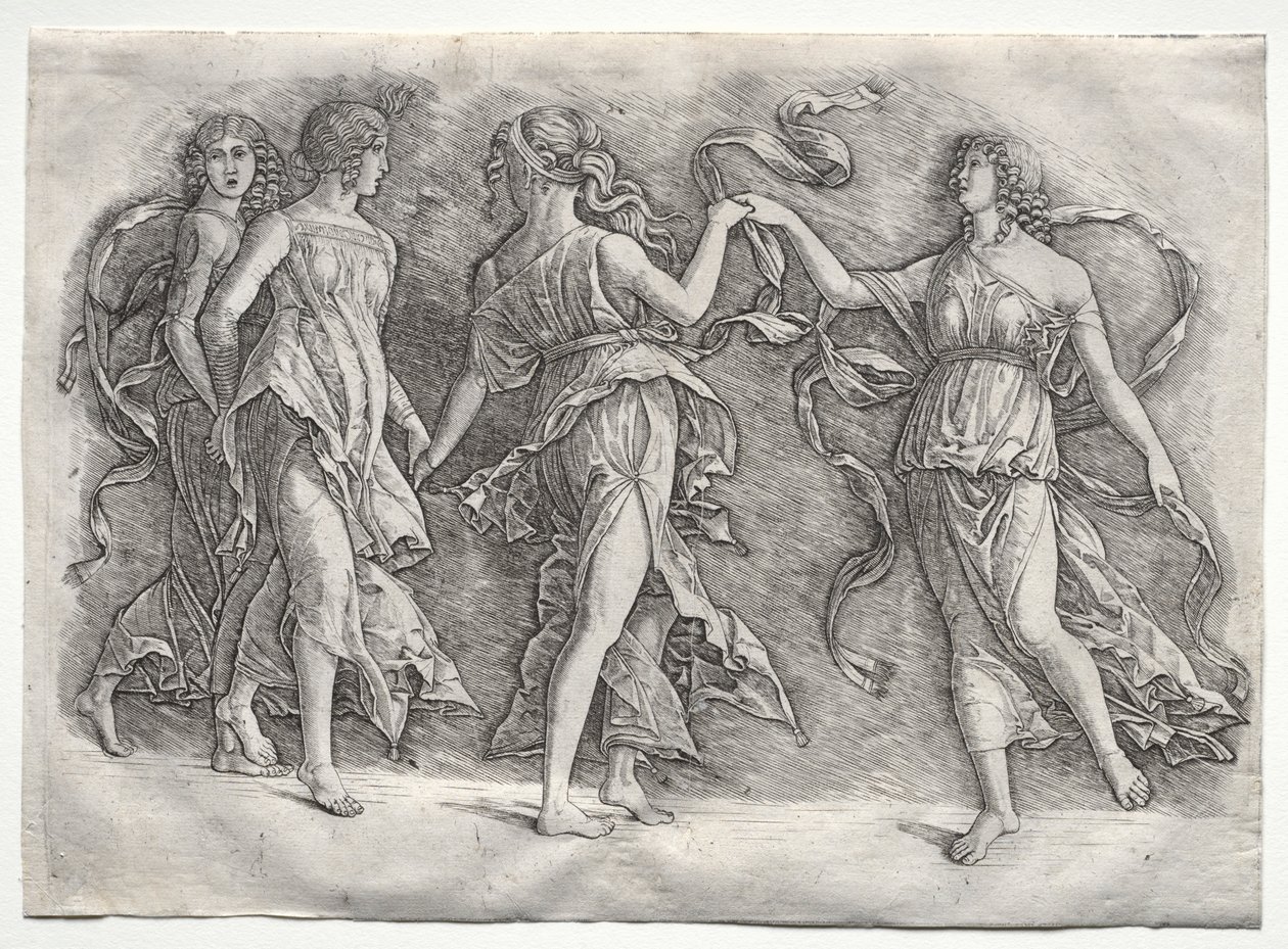Quattro muse danzanti da the so called Premier Engraver