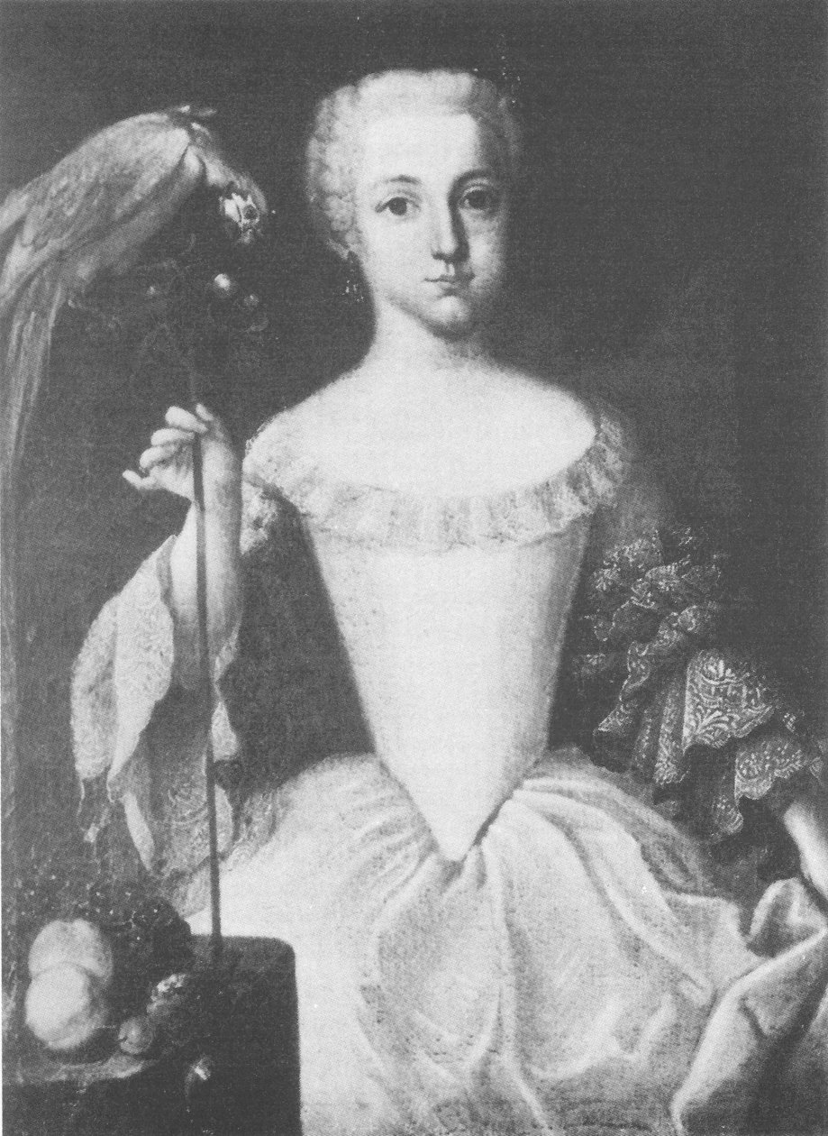 Ritratto di Franziska Antonia von Falkenstein, nata Franziska Antonia von Schauenburg (1744-1786) da Unknown