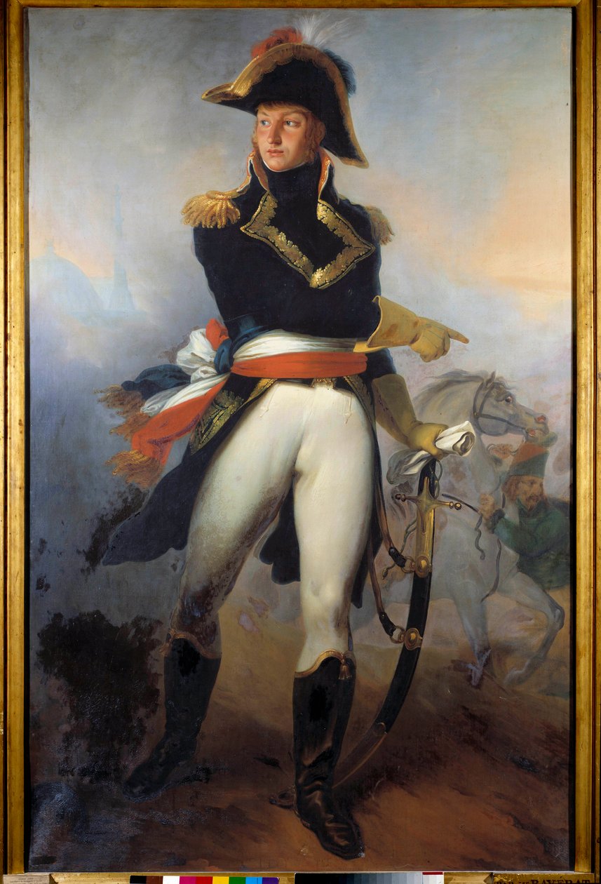 Ritratto a figura intera del generale Jean Andoche Junot (1771-1813) da vincent Nicolas Raverat