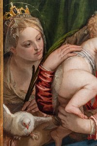 Madonna e Gesù Bambino tra S. Caterina d