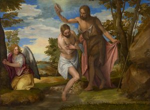 Il battesimo di Cristo, c.1550-1560