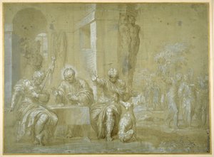 La Cena di Emmaus, c.1550 da Veronese