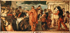 Le nozze di Cana (dipinto su tela) da (1528-88) Veronese
