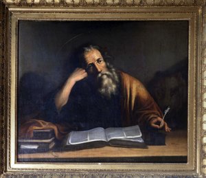 San Marco che scrive il Vangelo - attribuito a Veronese, Chiesa di La Turbie