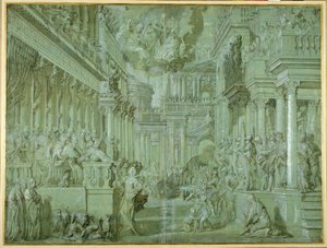 Allegoria per celebrare la pubblicazione della Lega Santa nel 1571 da Veronese