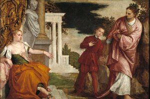 Giovane uomo tra il vizio e la virtù da Veronese