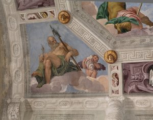 Paolo Caliari detto Veronese, affresco, Villa Barbaro, Maser, Italia da Veronese