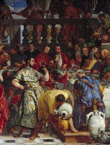 Le nozze di Cana (dettaglio: Il vino)