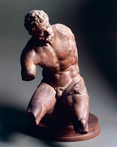 Nudo maschile, circa 1572, terracotta da Giambologna