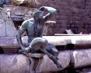 La fontana di Nettuno (dettaglio)