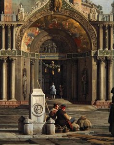 Capriccio di una chiesa (dettaglio)
