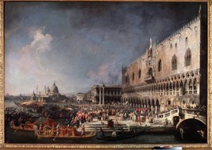 Ingresso del conte Gergy, ambasciatore di Francia, al Palazzo Ducale di Venezia