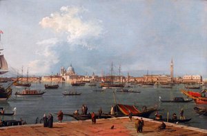 Venezia: il Bacino di San Marco da San Giorgio Maggiore da (1697 1768) Canaletto