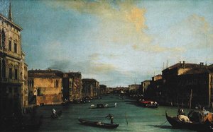 Veduta del Canal Grande dal Ponte di Rialto da Canaletto