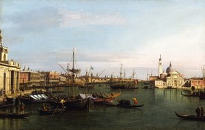 Veduta di Venezia: Basilica di San Giorgio Maggiore da (1697 1768) Canaletto