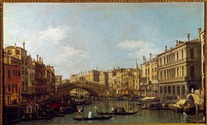 Il Grande Canale e il Ponte di Rialto a Venezia