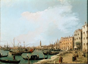 Veduta sulla Riva degli Schiavoni, Venezia da Canaletto